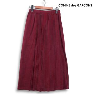 COMME des GARCONS コムデギャルソン 通年★ ドット柄 ロング プリーツ スカート Sz.F レディース　K5B00014_1#R