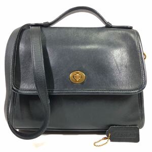 【コーチ】基準内 COACH ハンドバッグ 9870 オールドコーチ ターンロック金具 2way ショルダーバッグ 本革 レザー 女性用 レディース USA製