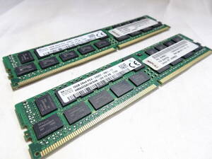 美品 SK Hynix サーバー用 メモリー DDR4-2400T PC4-19200 16GB×2枚 合計32GB 両面チップ Registered ECC 動作検証済 1週間保証 複数あり