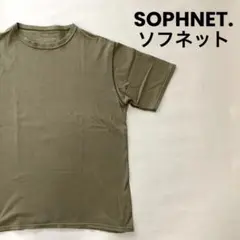 SOPHNET. ソフネット　Tシャツ　カーキ