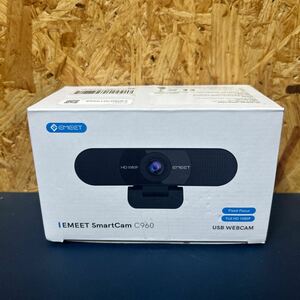 WEBカメラ EMEET C960 ウェブカメラ HD1080P 200万画素 90°広角 パソコンカメラ ワイドサイズ対応 内蔵マイク skype会議用PCカメラ