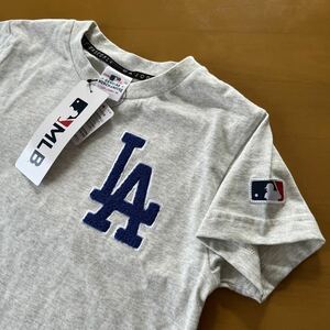 150 新品　半袖　Tシャツ　ドジャース　メジャーリーグ　MLB 大谷翔平　キッズ　オートミール