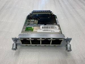 【Cisco】 EHWIC-4ESG インターフェイス カード　在庫30