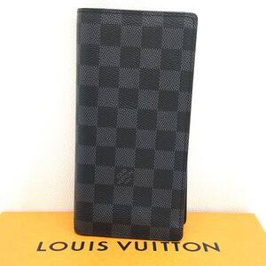 美品　ルイヴィトン　長財布　ポルトフォイユブラザ　ダミエグラフィット　N62665　箱　LOUIS VUITTON　中古　◆3111/藤枝インター店