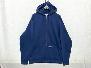 【Carhartt】カーハート ジップアップ スウェットパーカー ネイビー サイズXL フェード