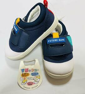 3F4739*激安sale!!新品 こども服 靴/スリップオン/キャンバスシューズ15.0㎝　1枚★すぽっシュkids★FUTURE DAYS