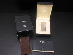 dunhill ダンヒル ローラー ガスライター シルバーカラー 23894 SWISS MADE 冊子/外箱付き 着火未確認 喫煙グッズ 喫煙具 現状品 CA043000