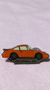 ★1996年モデル ポルシェ911カレラRS ピンバッジ 993RS (ソリ赤＝ガーズレッド) Porsche 993 Carrera RSピンズ (純正テクイップメント) 