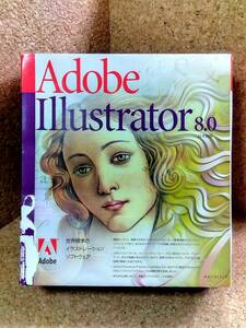 【中古品】Adobe Illustrator 8.0 Mac版【一部未開封】