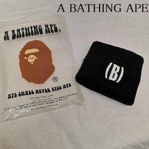 アベイシングエイプ bape sta Basketball リストバンド その他ファッション小物 - 黒 / ブラック