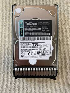 Lenovo 00YK014 600GB 10K SAS 12G DS 2.5インチ HDD 7XB7A00025 Health100% 