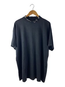 BALENCIAGA◆2023/Pierced T-Shirt/Tシャツ/2/コットン/グレー/761460/フロントシミ有//