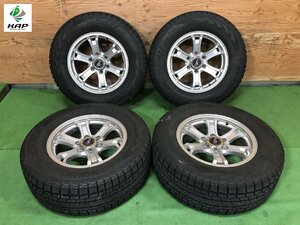 weds KEELER／キーラー 17×7.5J ホイール ＆ スタッドレスタイヤ YOKOHAMA 265/65R17 4本セット　～ プラド 他 ～ 【個人宅配送不可】