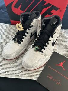 【送料無料】CLOT × Nike Air Jordan 1 Mid SE Fearless クロット × ナイキ エアジョーダン1 ミッド フィアレス　28cm 新品未着用タグ付