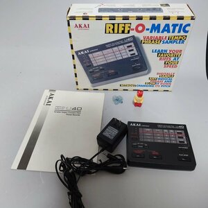 akai u40 アカイ U40 RIFF-O-MATIC フレーズサンプラー 付属品付き 本体のみ 送料無料 ☆