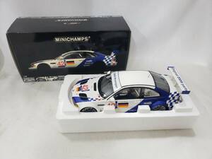 代B474 MINICHAMPS ミニチャンプス 1/18 BMW M3 GTR ELMS 2001 中古 引き取り可 大阪 1円スタート