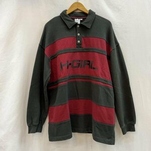 エックスガール SWEAT POLO DRESS オーバーサイズ スウェット ミニワンピ トレーナー トレーナー M