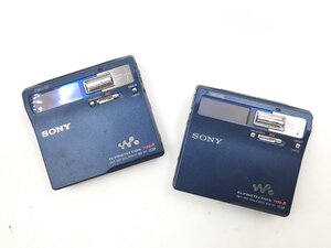 ♪▲【SONY ソニー】NET MD WALKMAN ポータブルMDプレーヤー 2点セット MZ-N1 まとめ売り 0120 10