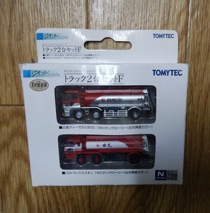 トラックコレクション 2台セットF 出光興産 16kl タンクローリー UDトラックスクオン 日産ディーゼルC800　TOMYTEC トミーテック