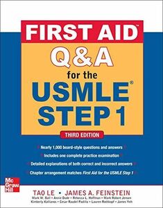 [A01240659]First Aid Q&A for the USMLE Step 1 Third Edition (First Aid USML
