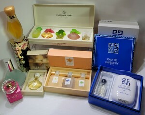 ★香水7個セット★GIVENCHY / GRES / 資生堂 / NINA RICCI / YSL 他 香水 ソープ 石鹸