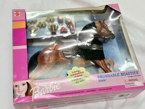 NO407 バービー【海外ビンテージ　未使用】Brushable Beauties Horse