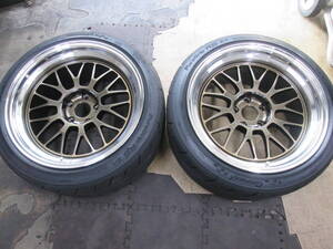 2本セット！超希少！軽量系！RAYS VOLK RACING 21A spac SR 10.5jx18 +15 114.3-5H 265/35-18 走り屋必見！ドリ車必見！GT-R用！即納可能！