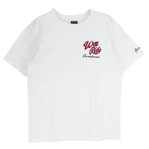 ウエストライド WEST RIDE バックプリント Ｔシャツ カットソー 半袖 ホワイト系 38【中古】