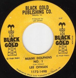 英7 Lee Ofman Miami Dolphins No. 1 11721499 Black Gold (5), Black Gold (5) /00080