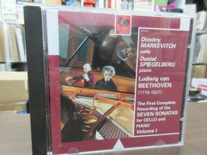 天9//CD///無傷!!★スイス盤★ベートーヴェン：ピアノとチェロのためのソナタ／Dimitry Markevitch,Daniel Spiegelberg