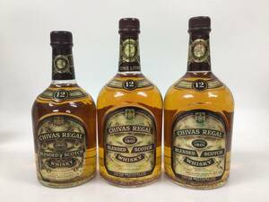 ウイスキー whisky シーバスリーガル 12年 3本セット 750/1000ml 40/43% 重量番号:6(87)