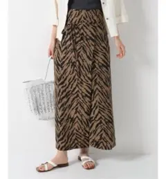 未使用　plage購入JANE SMITH ZEBRA WRAP SKIRT