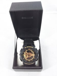 CASIO カシオ G-SHOCK Gショック BLACK &GOLD シリーズ 5146 GA-110GB メンズ 腕時計 黒金 電池交換済