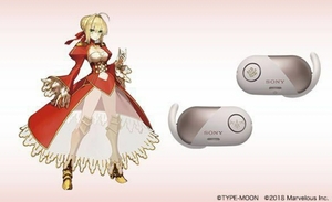 Fate / EXTELLA LINK Edition ワイヤレスノイズキャンセリング ステレオ ヘッドセット WF-SP700N/FT ネロ クラウディウス