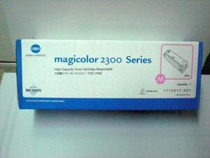 未開封 KONICA MINOLTA magicolor2300 マゼンダ 純正品 大容量トナーカートリッジ　(119)