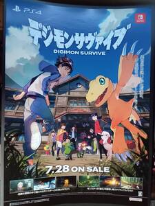 B2ポスター　デジモンサヴァイブ　（検　デジタルモンスター　デジモンアドベンチャー　デジモンワールド