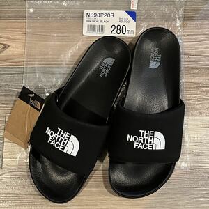 28cm 韓国限定 THE NORTH FACE WHITE LABEL ノースフェイス ホワイトレーベル CLOUD SLIDE A サンダル 黒 ブラック クラウドスライド