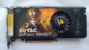 ZOTAC NVIDIA GeForce 9800GT 521MB DDR3 グラフィックボード ビデオカード PCI-E DVI グラフィックカード 9800 グラボ