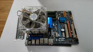 マザー LGA775 GA-EP45-UD3P＋Intel Quad8400＋Radeon7750＋8GBメモリー