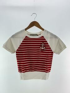 GUCCI◆Tシャツ/XXS/コットン/RED/ボーダー/624764-XJCQ3