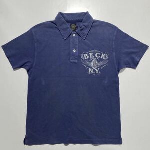 【M】TOYS MCCOY 2011 BECK RIDING TOGS POLO SHIRT トイズマッコイ 2011年製 モーターサイクル ポロシャツ ライディング トッグス R1542