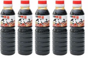 送料無料 鹿児島の甘い醤油 かねよ あまくちさしみ（黒糖入り）360ml 5本組　あまくち伝承　　a