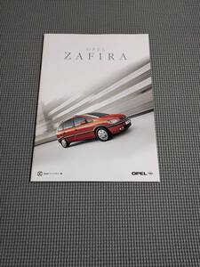 オペル ザフィーラ カタログ 2000年 OPEL ZAFIRA CDX