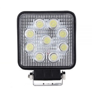 ANNT 27W LED ワークライト 広角タイプ 12V・24V対応 2160lm 自動車 トラック用品 作業灯 角形