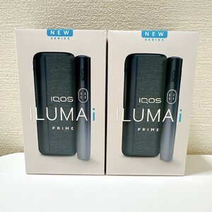 【TOA4287a】IQOS アイコス ILUMAi PRIME ミッドナイトブラック 2点セット M0010/M0021 電子タバコ 喫煙具 動作確認済 検品の為開封済