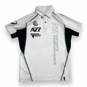 ASICS アシックス 半袖ポロシャツ プラクティスシャツ トレーニングウェア ホワイト S