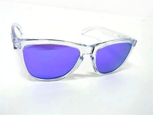 1円 ■新品同様■ OAKLEY オークリー Frogskins ミラーレンズ サングラス メガネ 眼鏡 メンズ レディース クリア FJ3988