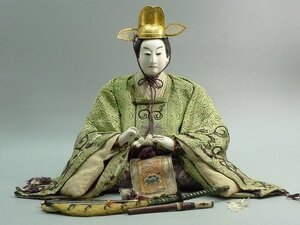 ▲17/1▲雛屋・佐右衛門【真柴久吉公】？時代大将人形・玉眼入り・武将人形・武者人形雛人形