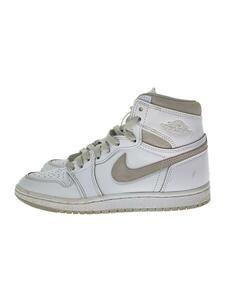 NIKE◆AIR JORDAN 1 HIGH 85_エア ジョーダン 1 ハイ 85/24cm/WHT/レザー