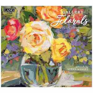 2025 Calendar LANG ラング 壁掛けカレンダー2025年 Susan Winget Gallery Florals